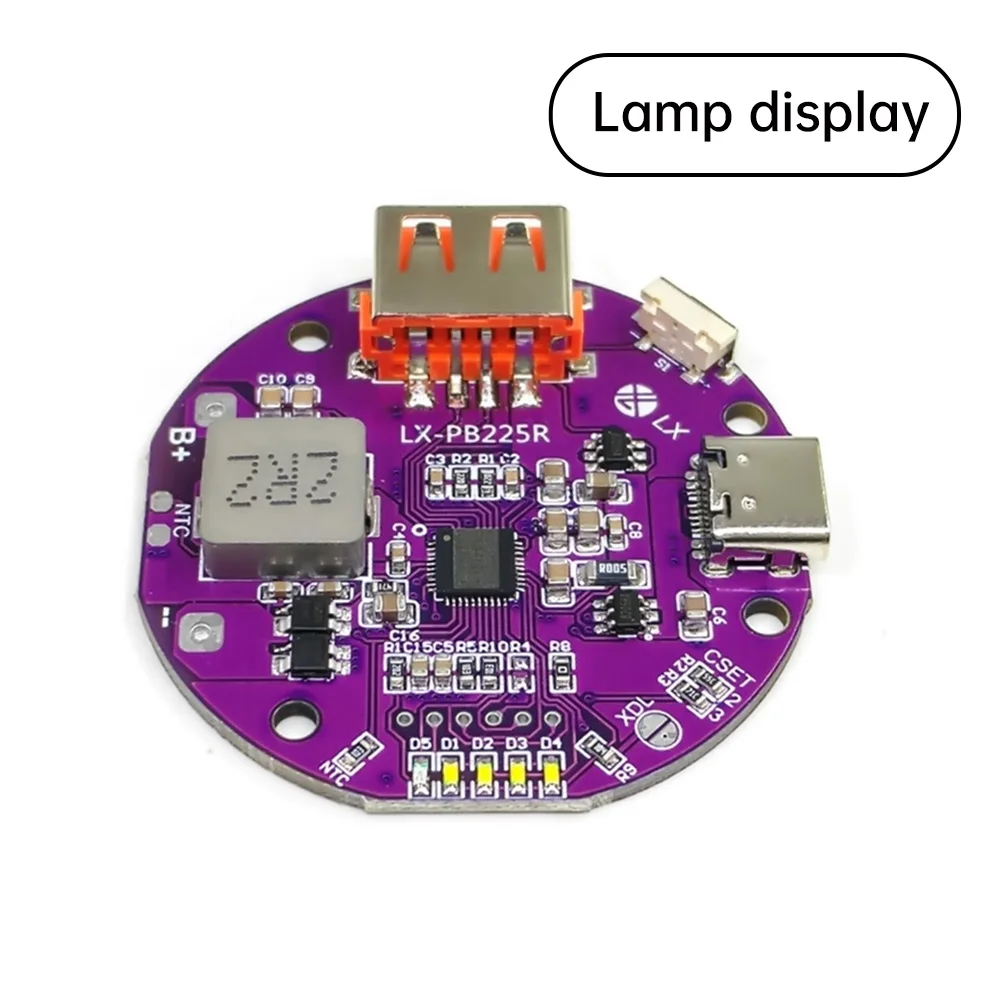 22.5W PD/QC Super Fast Charger Charging Power Bank Bi-directional Fast Charge Mobile Power Module Circuit Board