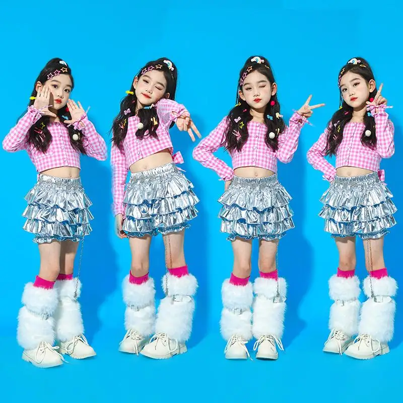 

Розовый сценический наряд K Fem up, танцевальный костюм, корейский костюм Sle Fem, сексуальный школьный костюм для девочек