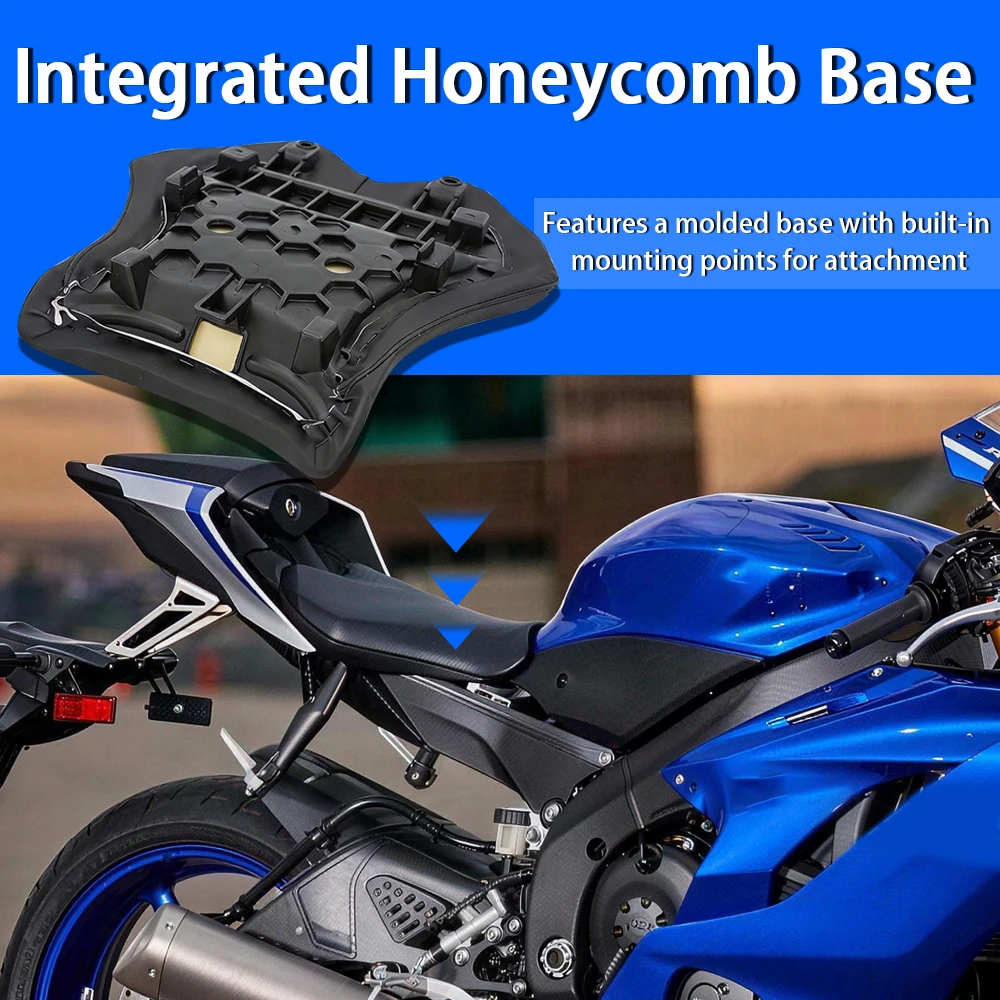 For Yamaha YZF R6 YZF-R6 2017 2018 2019 2020 2021 2022 Motorcycle Accessories Rider Seat Cover Replacement Cushion