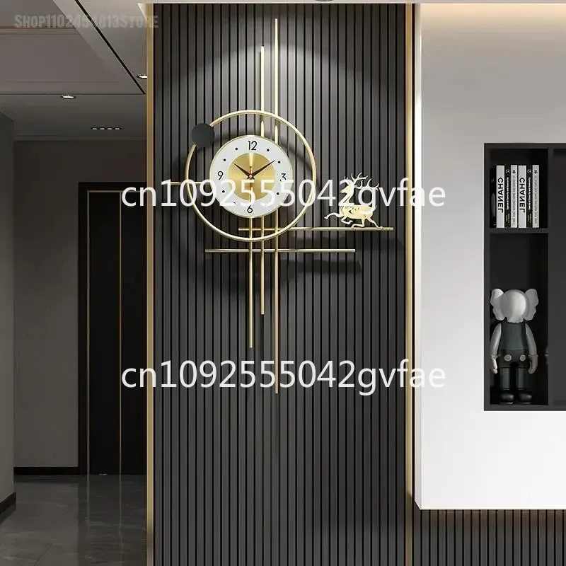 Wall Clock Living Room Creative Clock Wall Watch 2023 New Internet Celebrant Dining Table Hanging Simple