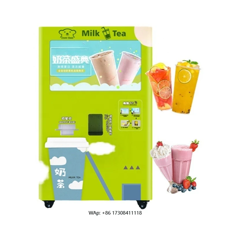 Beautiful price 300kg boba milk tea vending machine brewed coffee boba milk tea