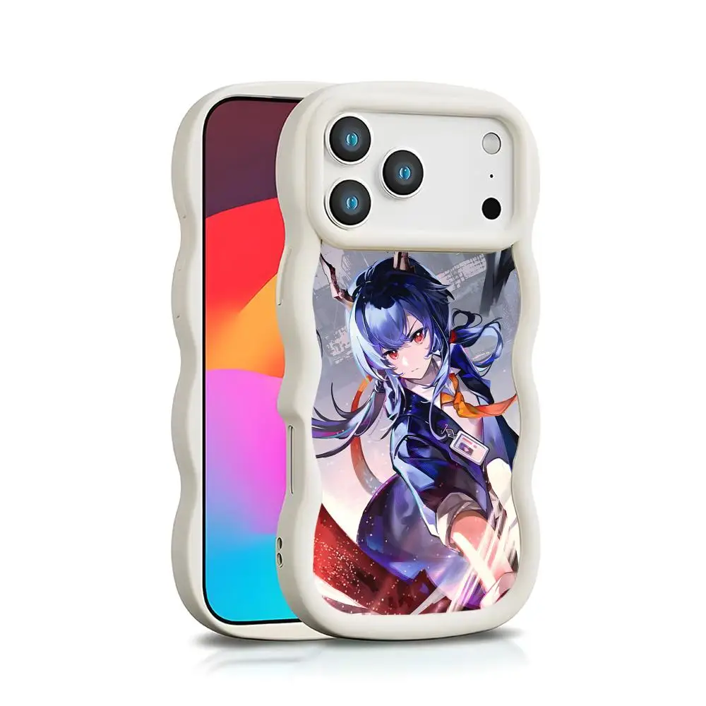 

Чехол для телефона Arknights Chen Wavy Edge из ТПУ для iPhone 17 16 15 14 13 12 11 Air Pro Max Plus, цветной
