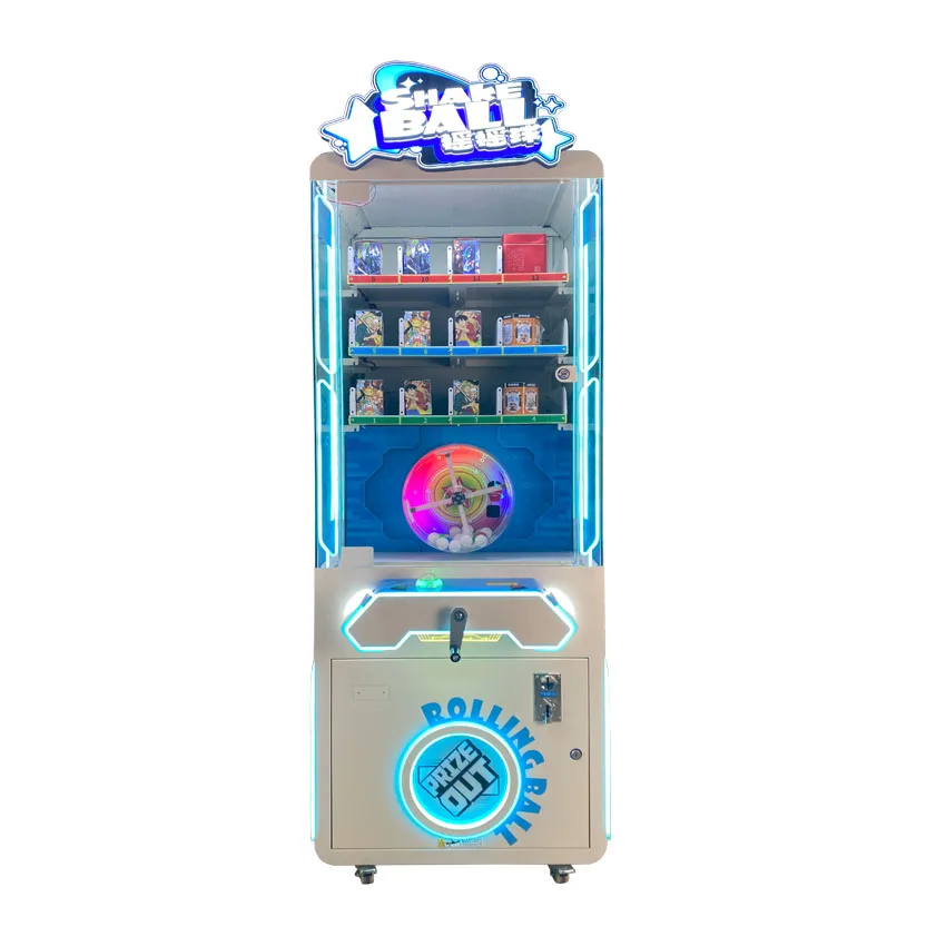 

Factory Wholesale For Capusle Vending Machine Custom Coin-Operated Kids' Attractions Metal Capsule Ball Vending Machine English