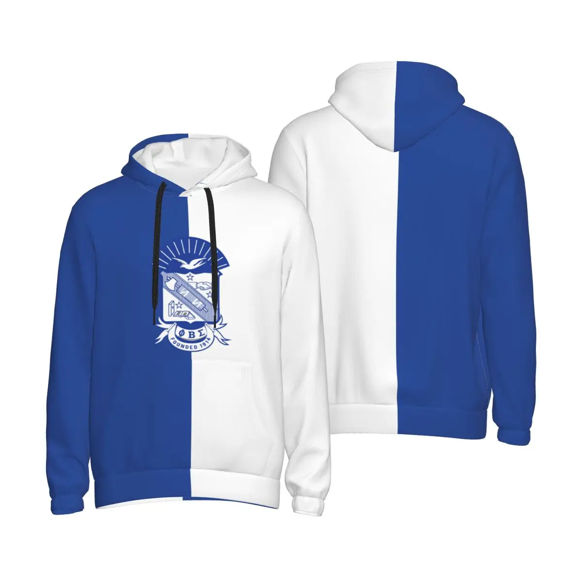 Phi Beta Sigma PBS Fraternity Men's Pullover Hoodie Casual Hooded Sweatshirt Best Hoodies Sportswear Tracksuit with Pocket