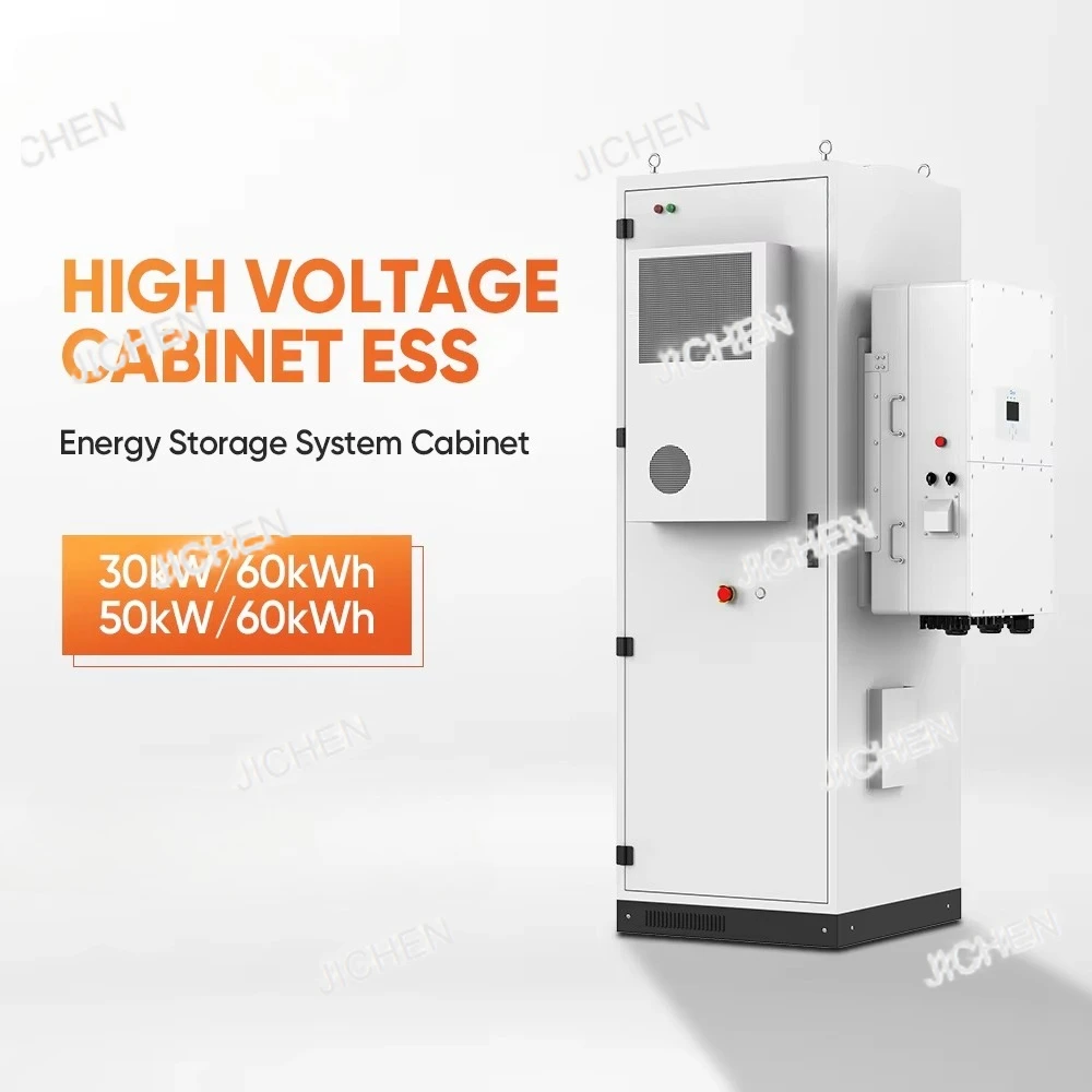 

Система накопления энергии JC с воздушным охлаждением для наружного использования, 30 кВт, 50 кВт, 60 кВт·ч и гибридный инвертор 220 В
