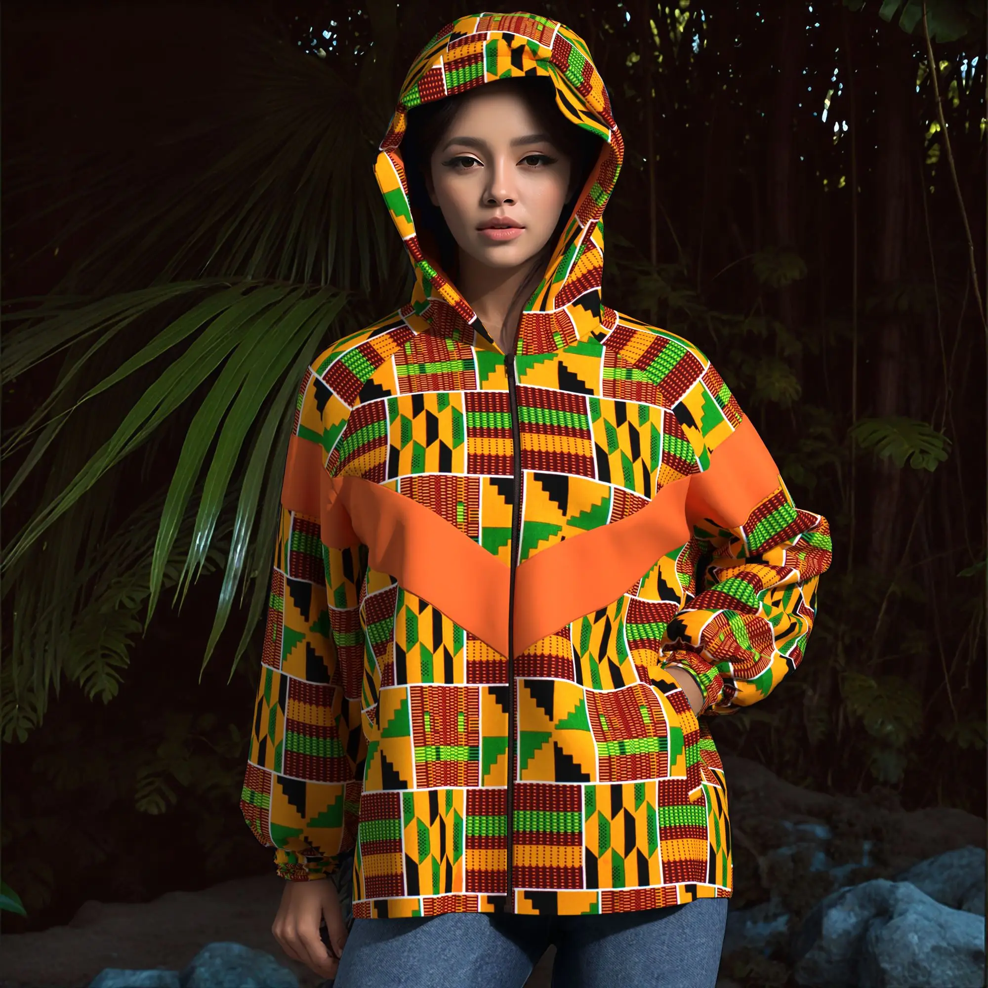 

Women Blazers and Jackets Dashiki Plus Size Jackets for Women 4xl 5xl 6xl Africa Style Clothing Crop Top Casual Coat WY6470