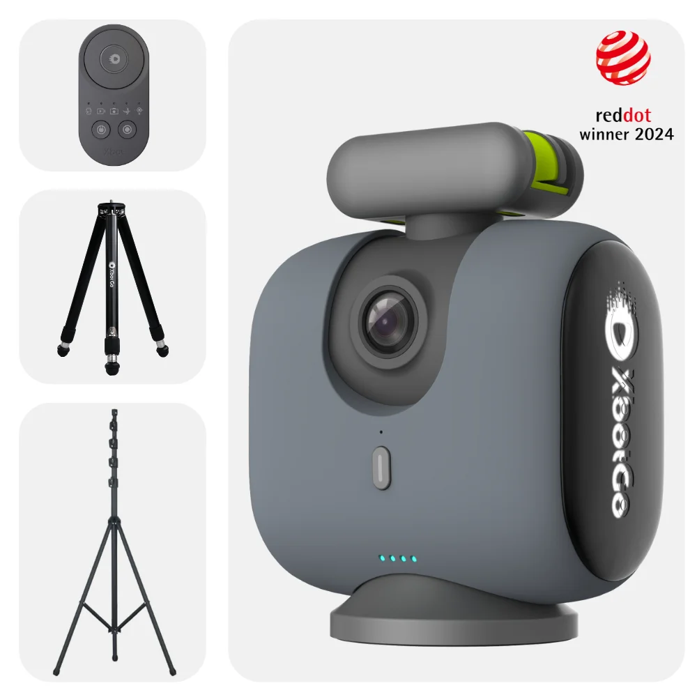 XbotGo 4K Smart Fully Automatic Ball Tracking Gimbal 8 Languages 140° Wide-Angle Game Shooting Action Sports Cameras