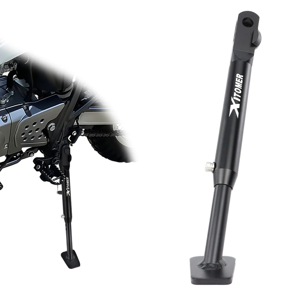 صالح لسوزوكي DR200S DR 200S 2015-2019 2020 وقوف السيارات القدم الجانب حامل داعم حامل دراجة نارية قابل للتعديل مسنده حامل جانبي #1