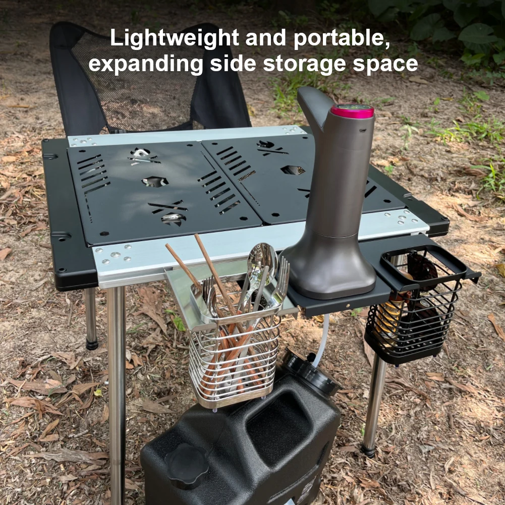 Outdoor Camping Chopstick Hanging Rack Stainless Steel IGT Table Chopstick Holder Storage Box IGT Table Accessories