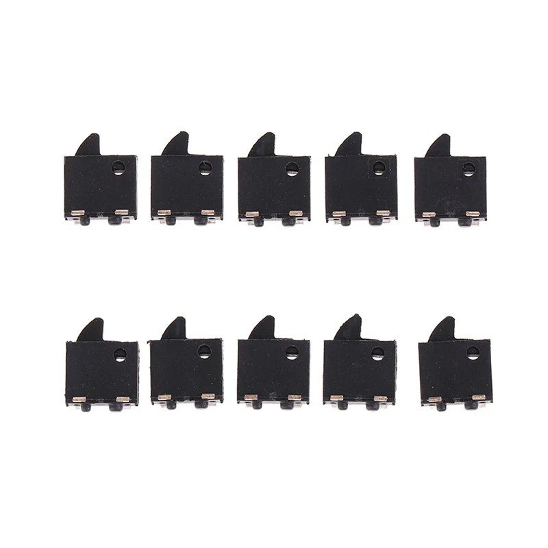 10pcs 4Pin Mini Slide Switch Reset Micro Toggle Switch Limit Vertical Columnar