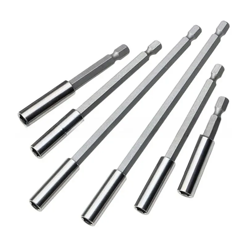60/75/100/150mm 1/4 Quick Change Hexagonal Shank Extension Rod Screwdriver Joint Tool Set Hexagonal Shank Extension Connecting R