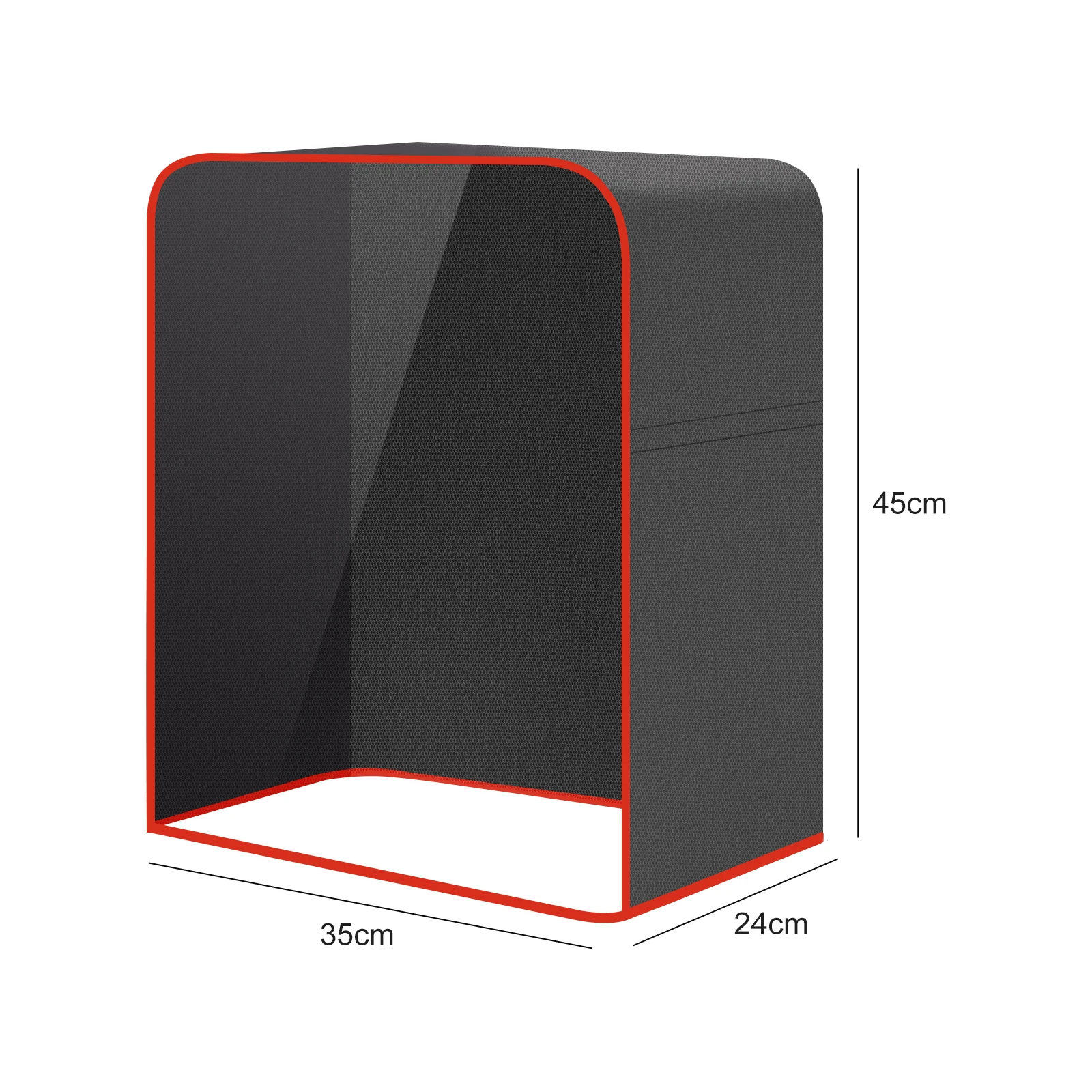 주방 가전 먼지 커버 검정색과 빨간색 옥스포드 천 35x24x45CM 45x30x55CM 쉬운 설치 및 유지 관리