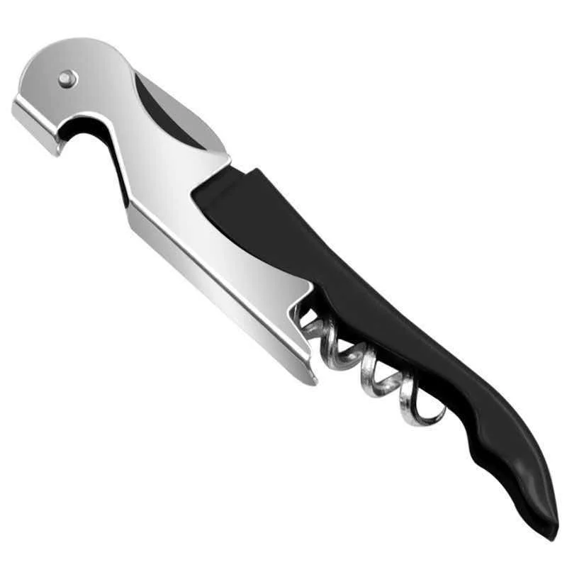 High end red wine opener, wine starter, portable multifunctional stainless steel seahorse knife, beer bottle opener