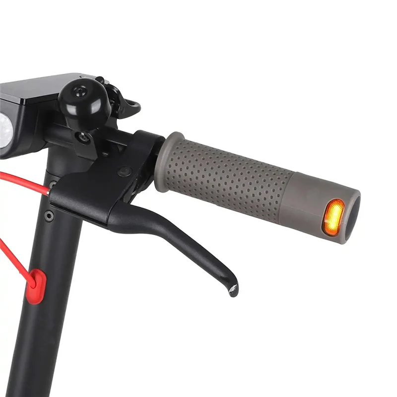 

A51Q-Scooter Hand Bar Grips With Turn Signal Light Handlebar For Xiaomi / Ninebot E-Scooters Handle With Slot Grip