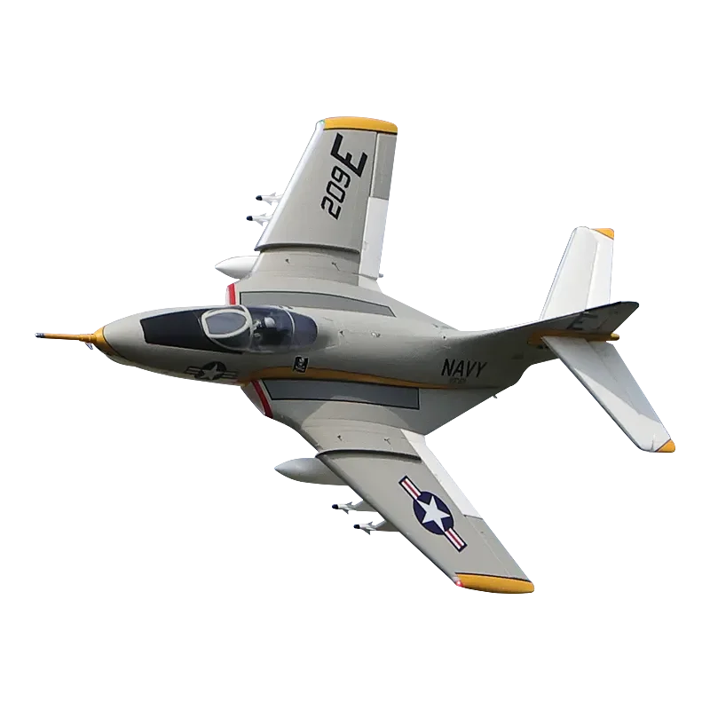 Freewing F9F Cougar 80mm EDF RC Model EPO RC Plane Jet Airplane 80 Inrunner EDF Plane 6s PNP or kit+S Retractable Landing Gear