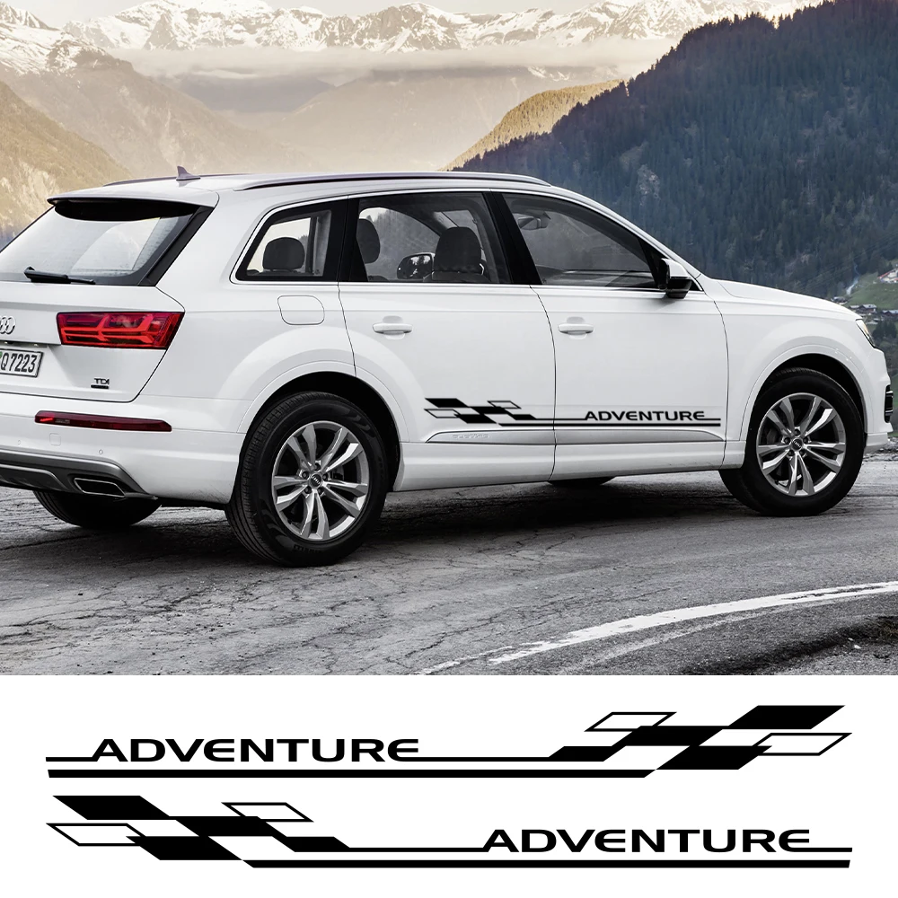 

Для Audi Q7 4M 4L 2020 2007 2018 2016 2021, наклейка на дверь автомобиля, виниловые наклейки для приключений, накладки, внешняя графика, автоаксессуары