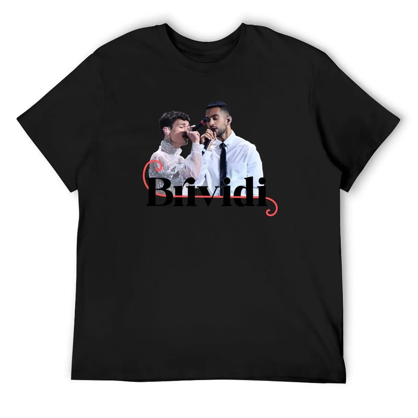 

Brividi - Mahmood e BLANCO T-Shirt street wear custom t shirt tees vintage men t shirts