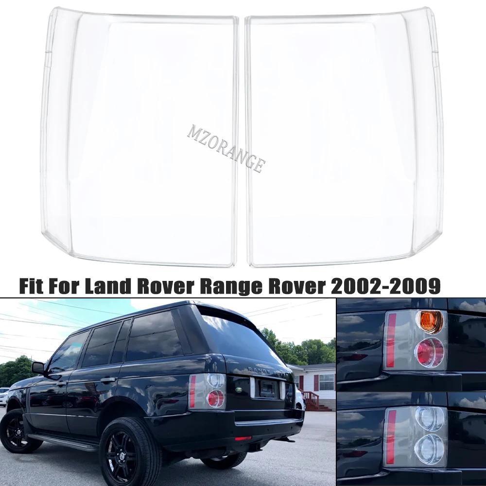 Rear Bumper Tail Light Cover For Land Rover Range 2002 2003 2004 -2012 Trim Chrome Tail Lamp Frame For Auto Car Accessories