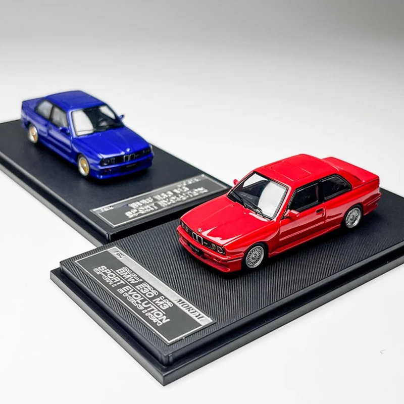 Mortal diecast escala 1:64 m3 e30 esporte liga veículo modelo acabado simulação coleção decoração menino presente do feriado exibição
