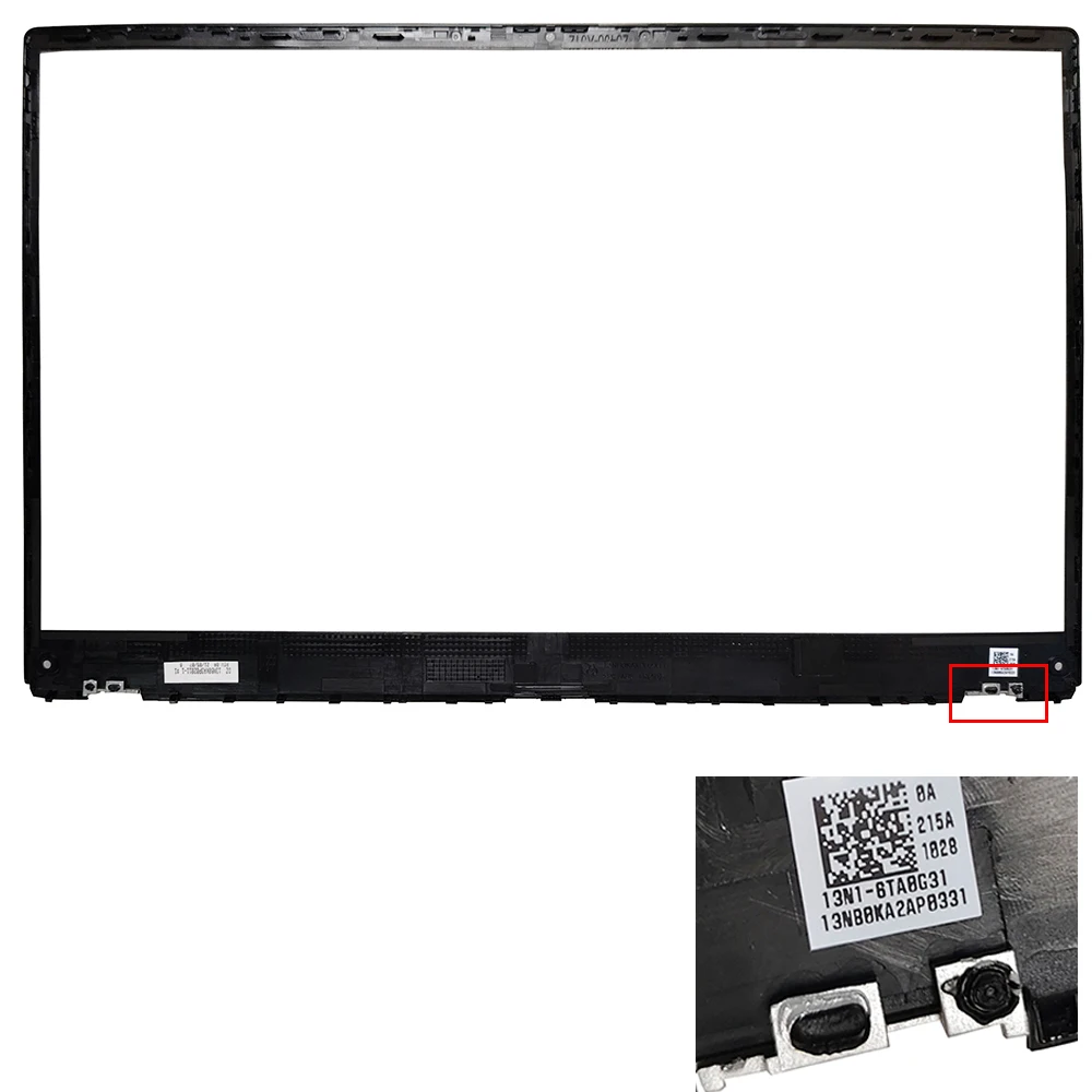 Imagem -04 - para Asus Vivobook 15 X512 X512f A512 A512f F512 F512d V5000f Tampa Traseira Case Superior Portátil Lcd Capa Traseira Dobradiças l & r Novo