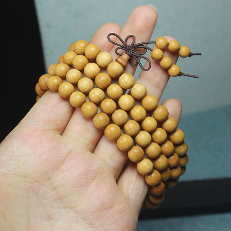 

Indonesian Sandalwood 8mm Bracelet with Fragrance, Old Style Bead Sandalwood Bracelet for Couples