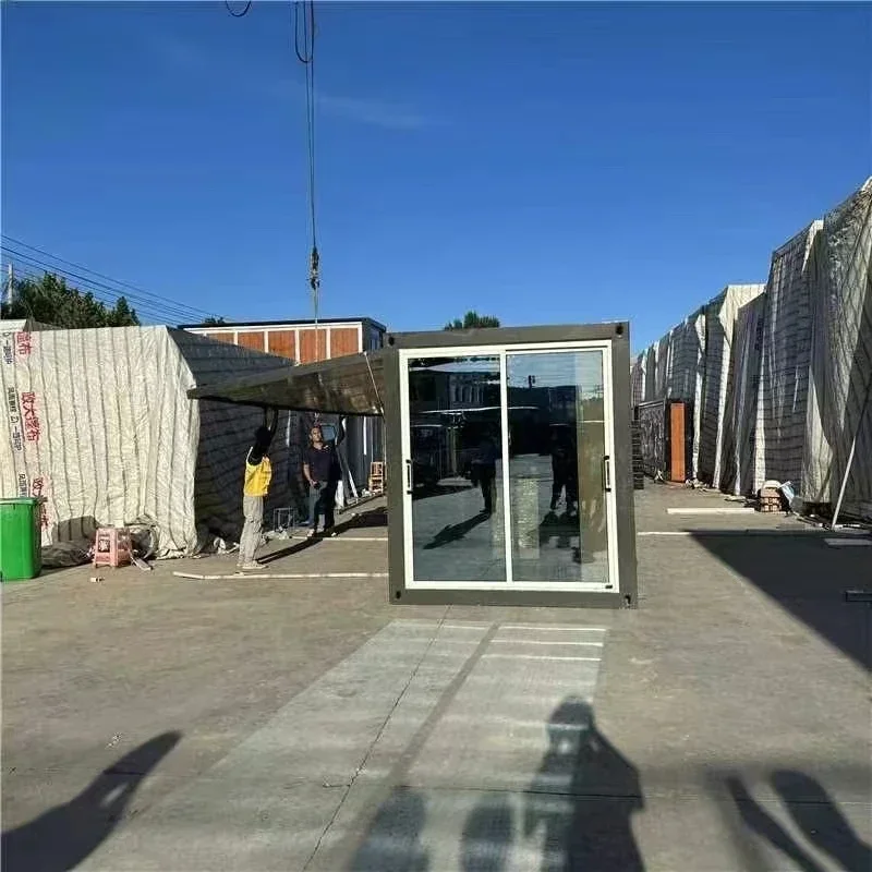 Foldable container steel structure modular house for living