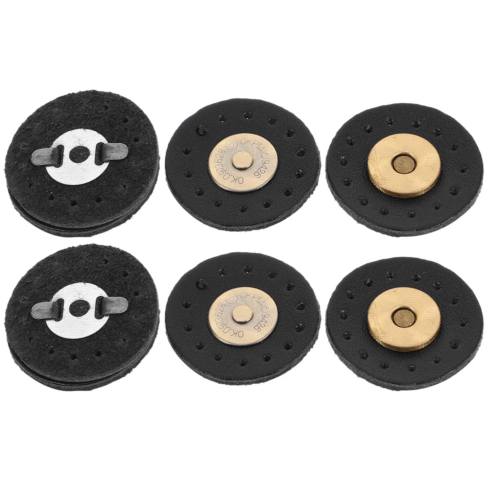 

Набор из 3 магнитных застежек-пряжек премиум-класса, круглые, 3 см, надежные застежки для сумок, клатчей, тоутов, фурнитура для рукоделия