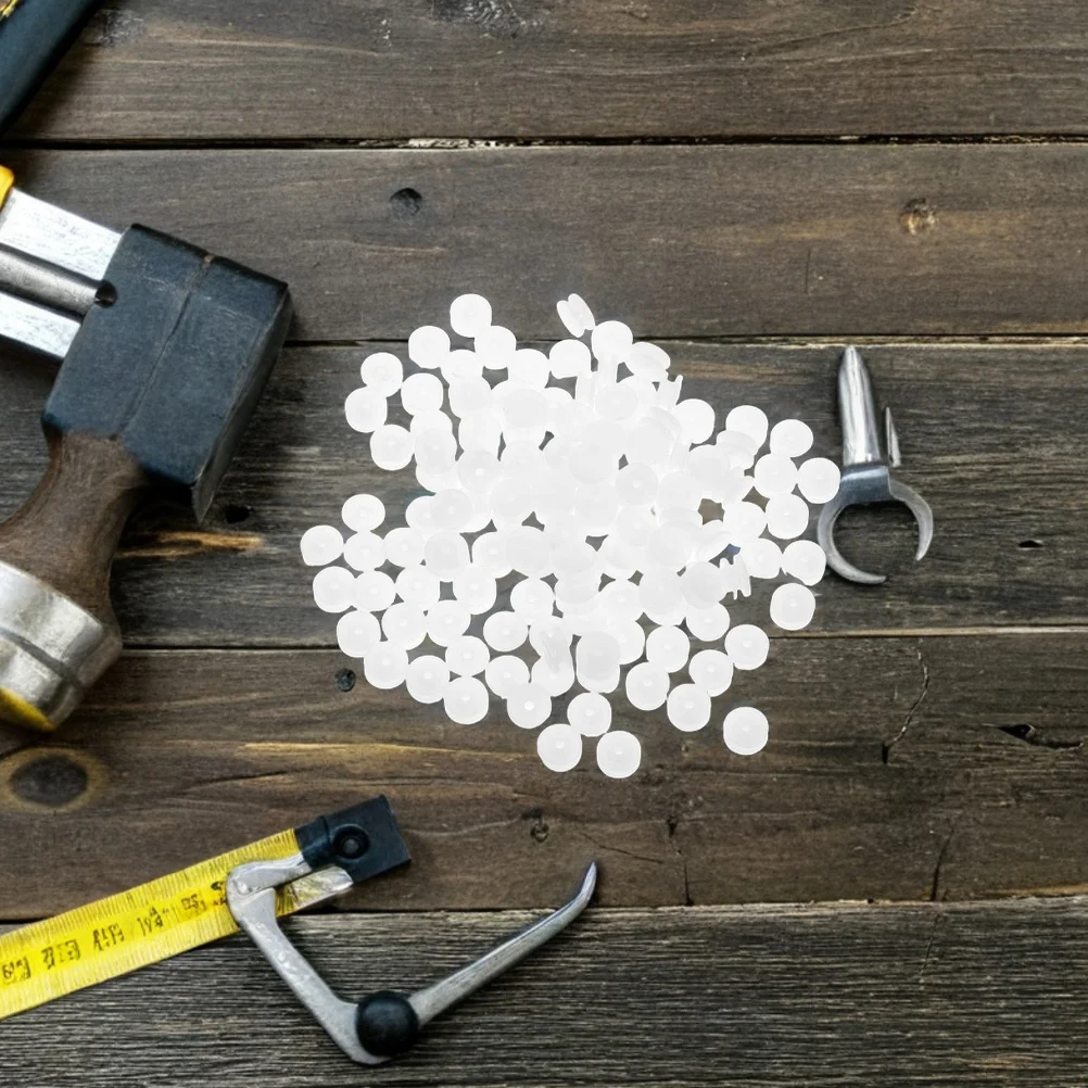 60 قطعة مجموعة بكرة حزام تعليم العلوم تروس دقيقة من البلاستيك الأبيض للمحركات الصغيرة DIY مشاريع نقل سلس