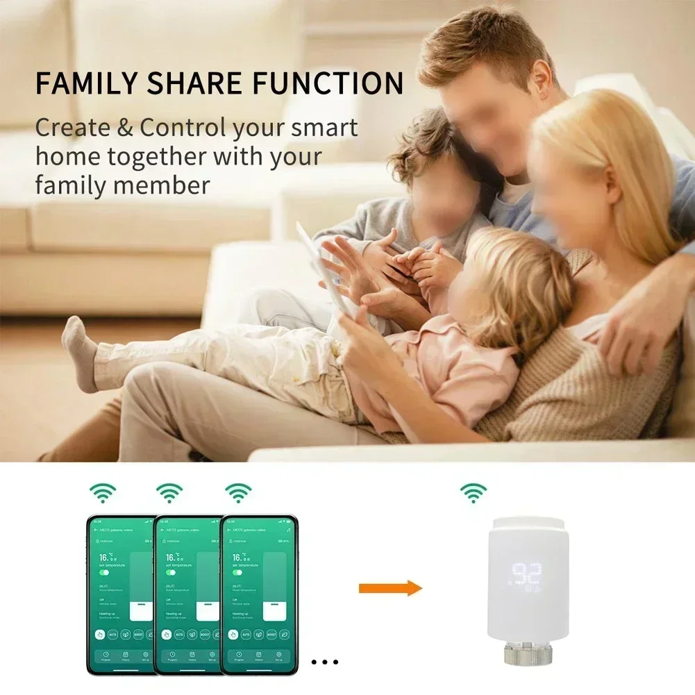 For Tuya Smart Home For Zigbee Thermostatic Valve Radiator Temperature Control Home Improvement Hardware Parts For Home