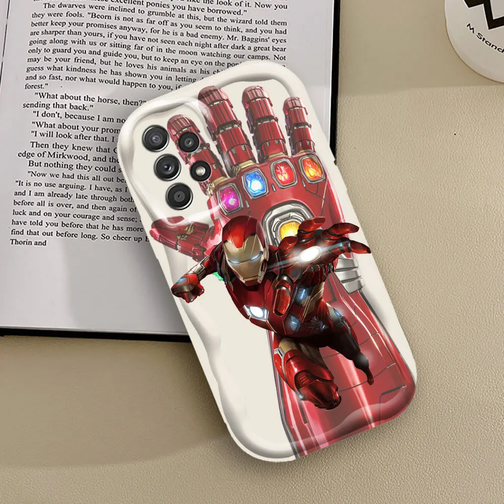 Marvel IronMan Infinity Glove Case For Samsung Galaxy A73 A72 A71 A35 A34 A33 A32 A31 A25 A24 A23 A22 A15 A14 A13 A05S A05 Cover