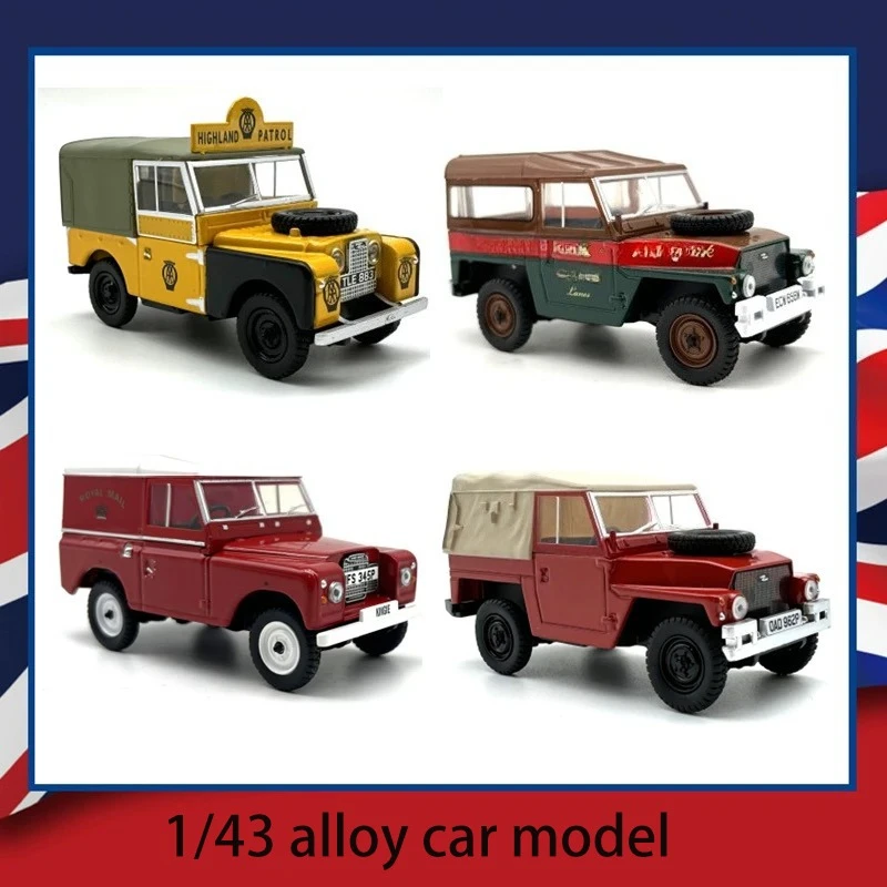 

OXFORD 1/43 Simulated SWB Canvas Off-road Vehicle Alloy Die-cast Car Model Collection Ornaments Children's Gift