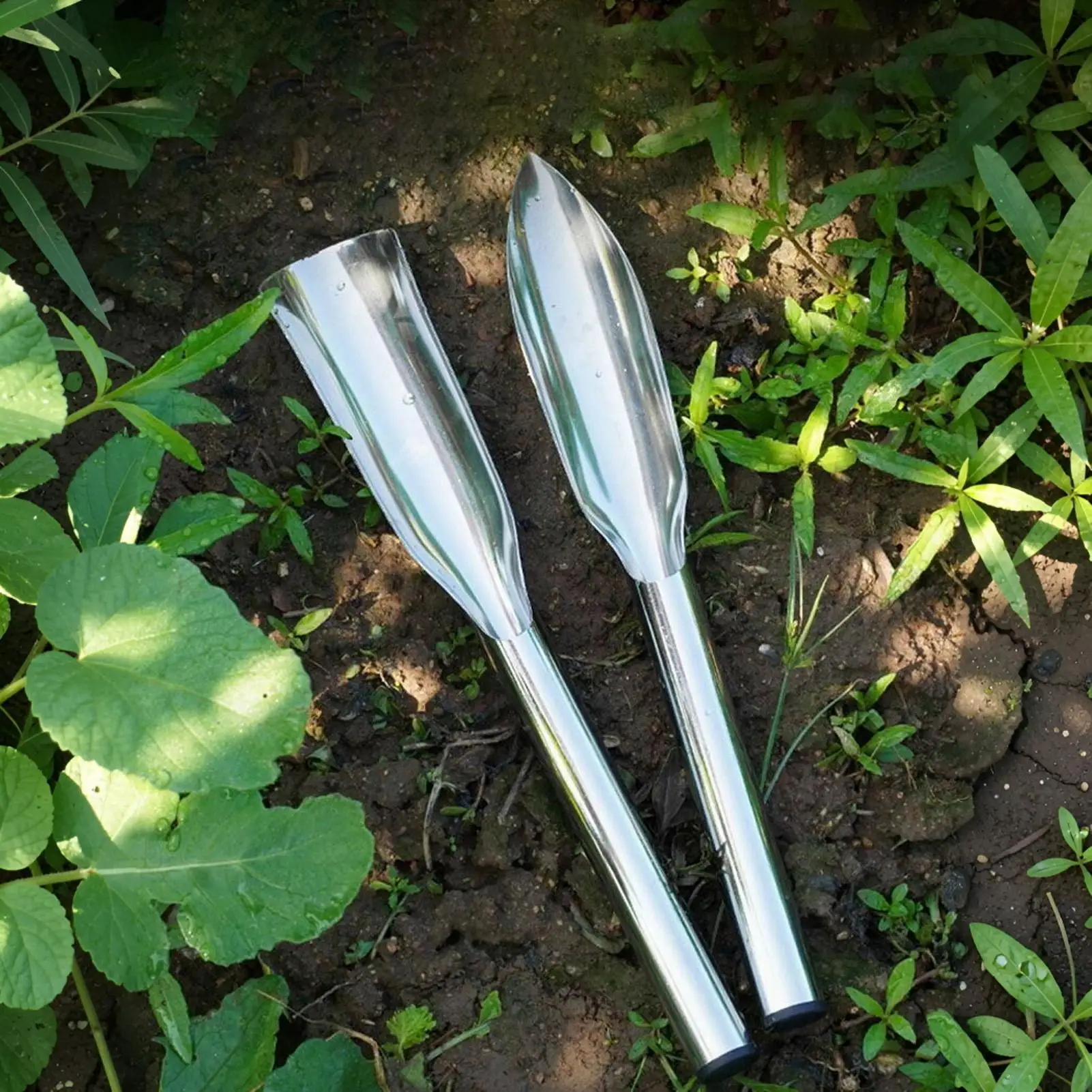 Potting Scoop Stainless Steel Digging Shovel Dirt Scoop for Outdoor Yard Lawn Patio Balcony Farm Orchard Greenhouse Landscaping