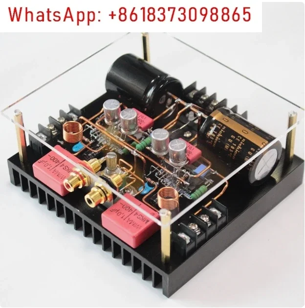 7293  Power Amplifier Lm4780 Lm3886 Shed Power Amplifier Poisonous Voice Shed  （With potentiometer and acrylic plate）