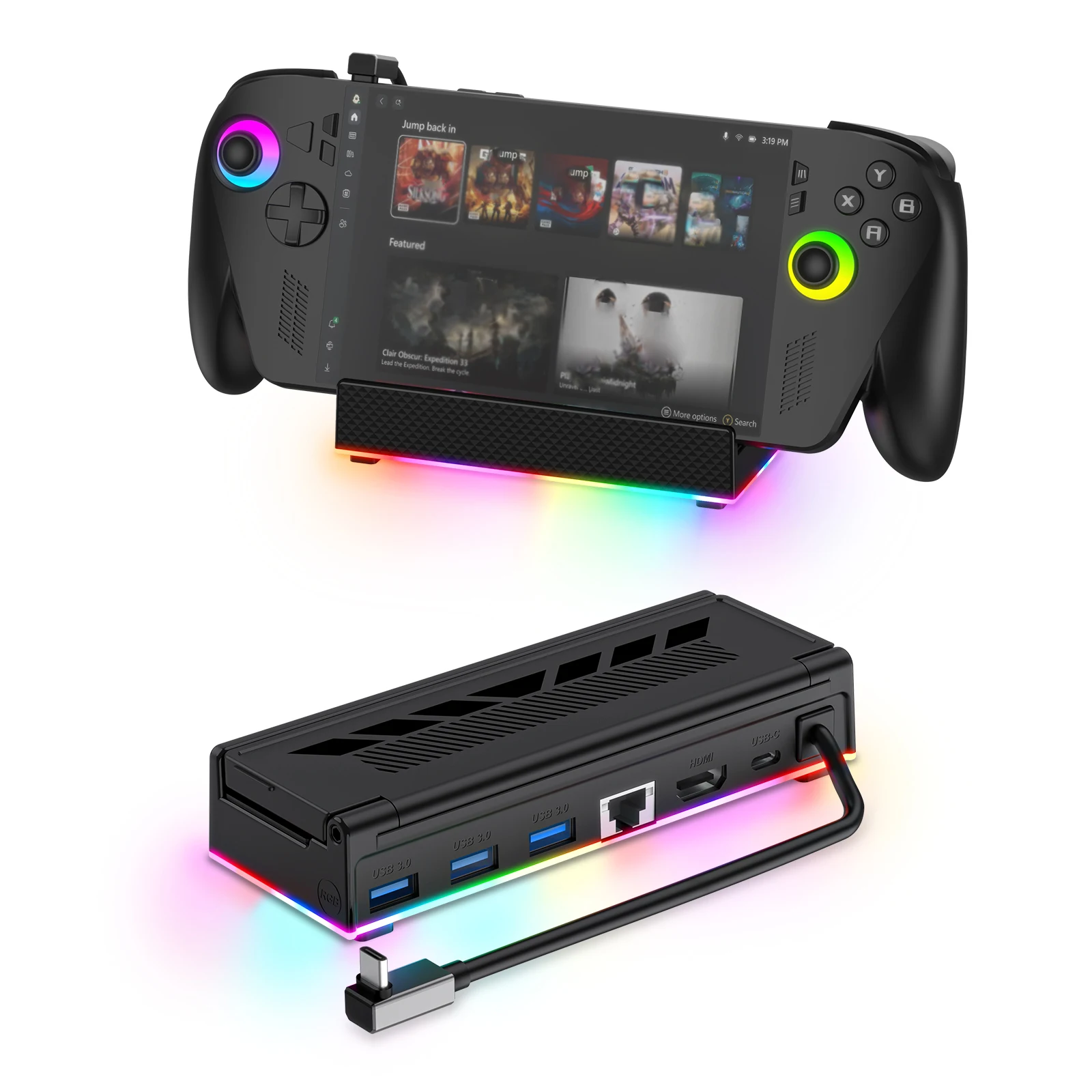rgb-docking-station-for-rog-xbox-ally-x-for-steam-deck-for-legion-go3-usb-30-hdmi-21-4k-120hz-8k-30hz-rj45-gigabit-lan-pd