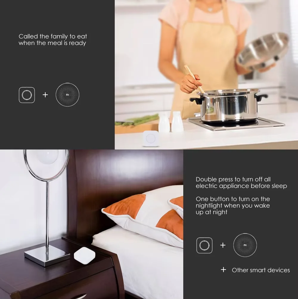 Aqara 센서 스마트 무선 미니 스위치 Zigbee - Home Security Xiaomi 리뷰 및 가격