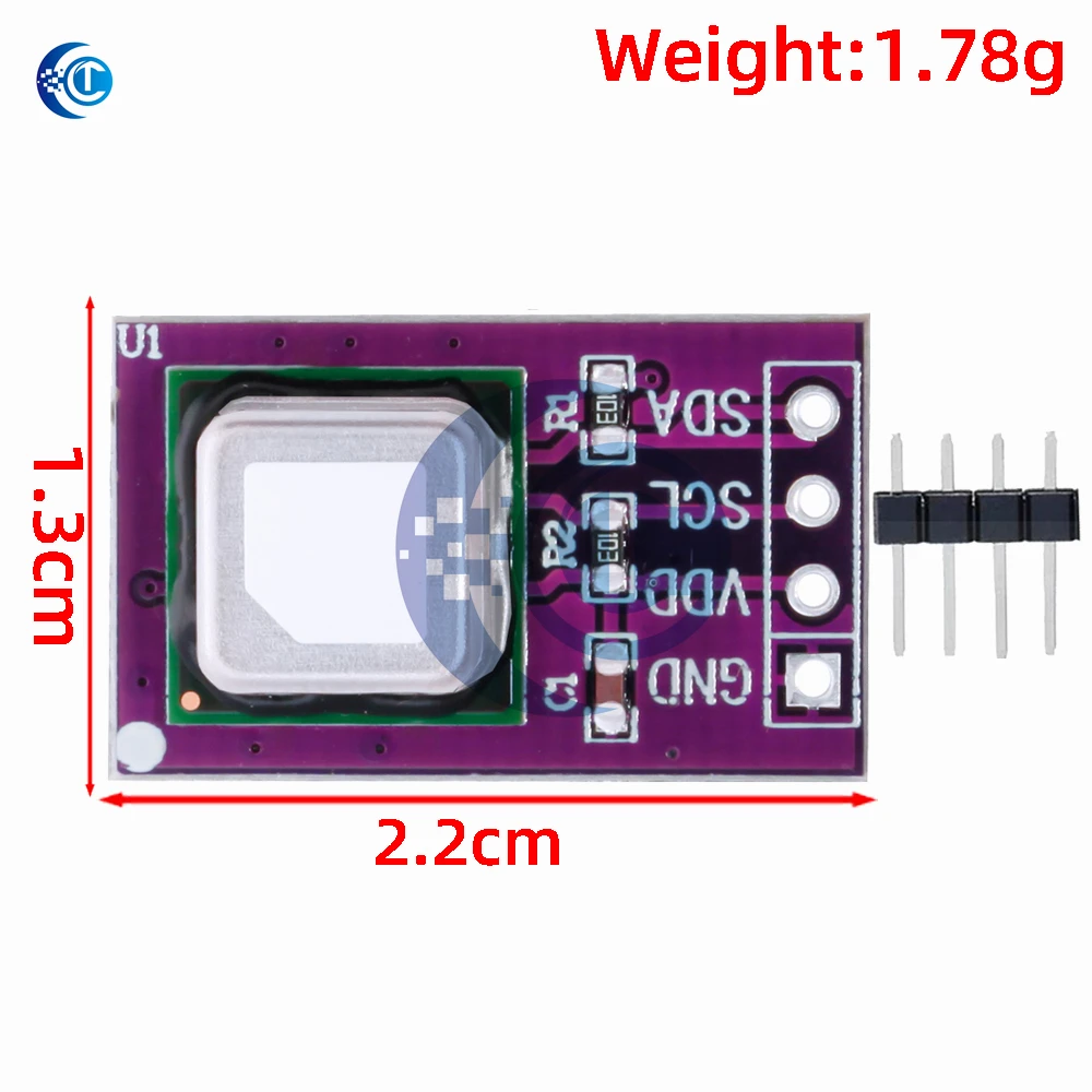 Papan modul sensor Gas SCD41 SCD40, papan modul sensor komunikasi CO2 deteksi suhu dan kelembaban 2-in-1 I2C