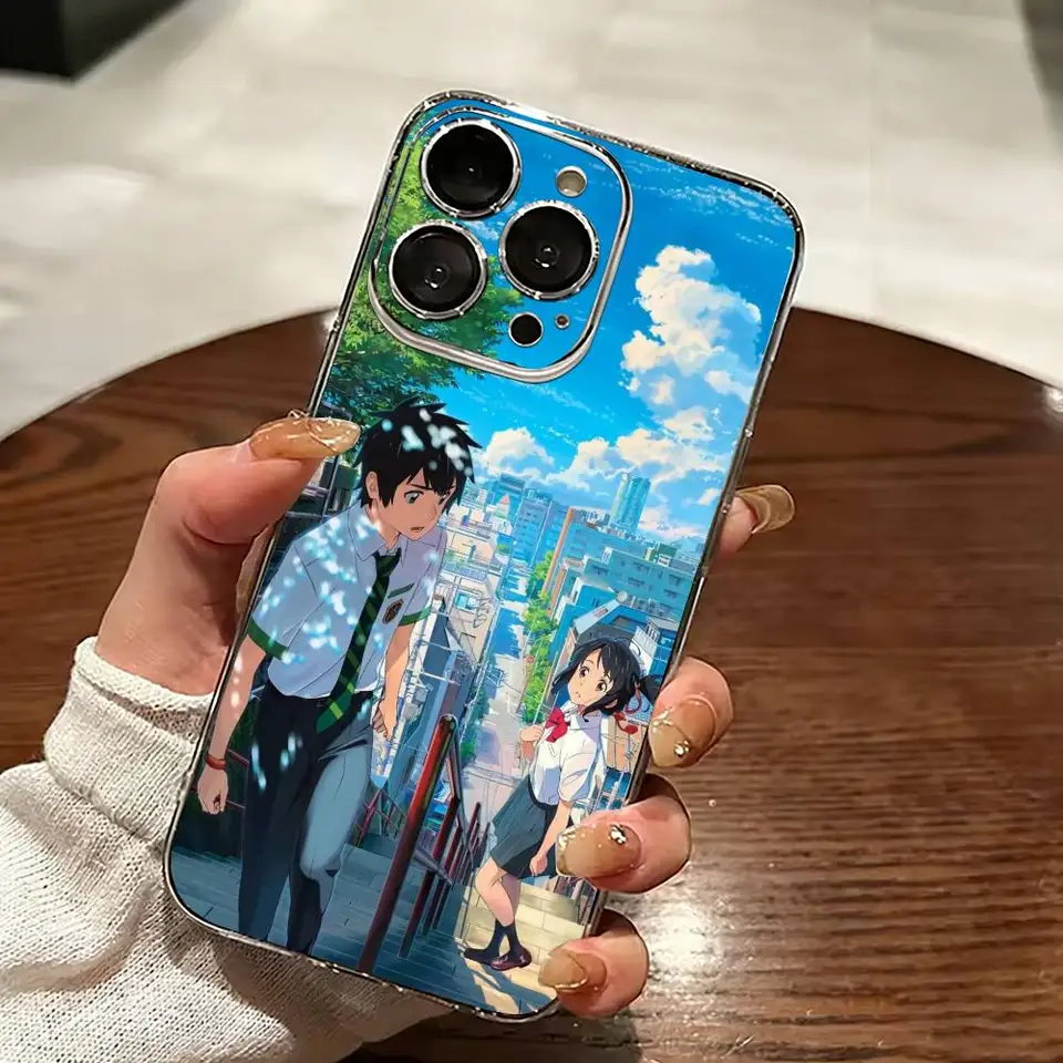Anime Your N-Name K-Kimi Phone Case Transparent Silicone Soft For