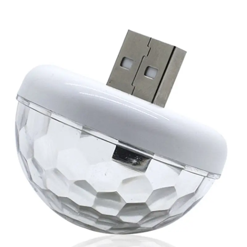

USB Mini RGB для дискотеки, USB ночное освещение, голосовое управление, атмосферные украшения, лампа для спальни, автомобиля, искусственное освещение, потолочное подключение