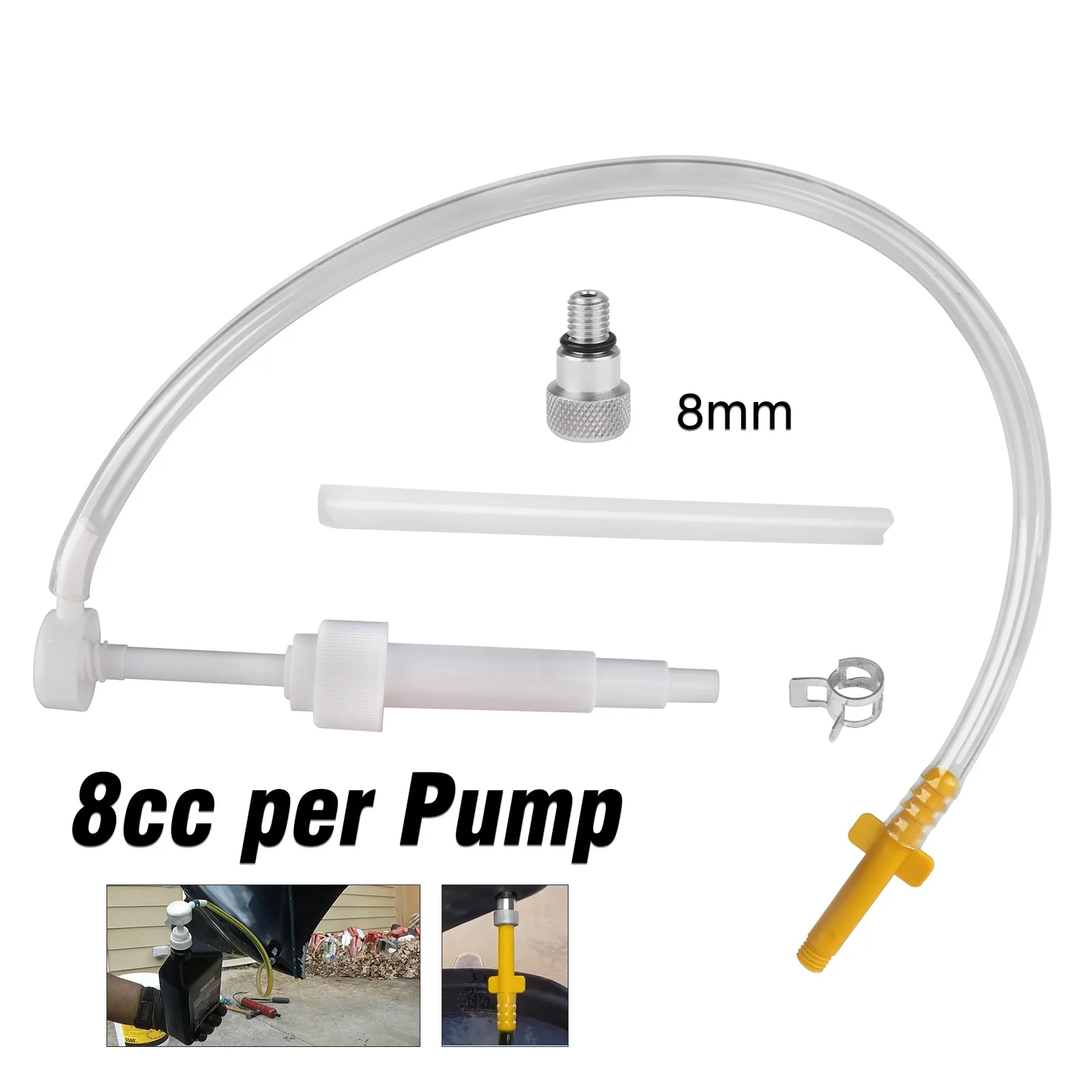 

Marine Gear Oil Pump Lower Unit for Standard Quart Bottles Fits All Mercury Outboard 8CC Oil Suction Pump Head Outboard Engine