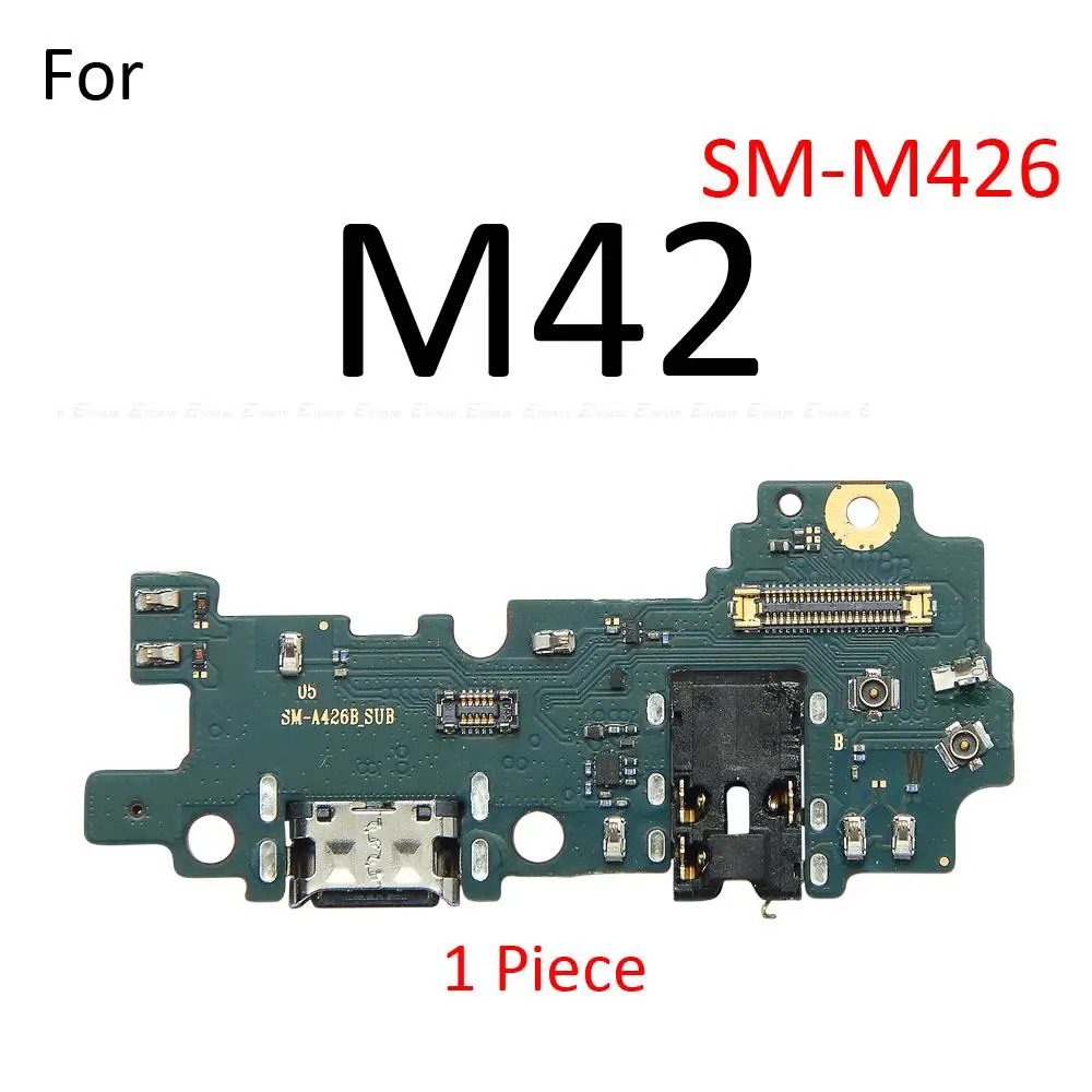 Fast Charging Port Connector Board Parts Flex Cable With Microphone Mic For Samsung Galaxy M42 M51 A51 A52 A71 A72 A90 4G 5G