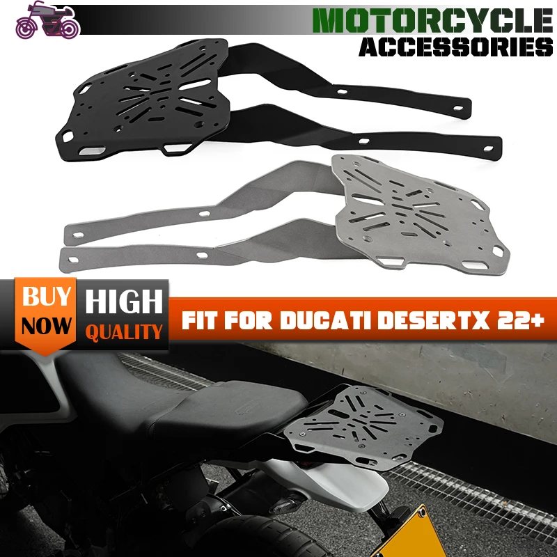 

Fit For DUCATI Desert X 2022-2023 Luggage Support Tail Racks Kit Motorcycle Rear Shelf Case Holder Trunk Frame Plate Bracket