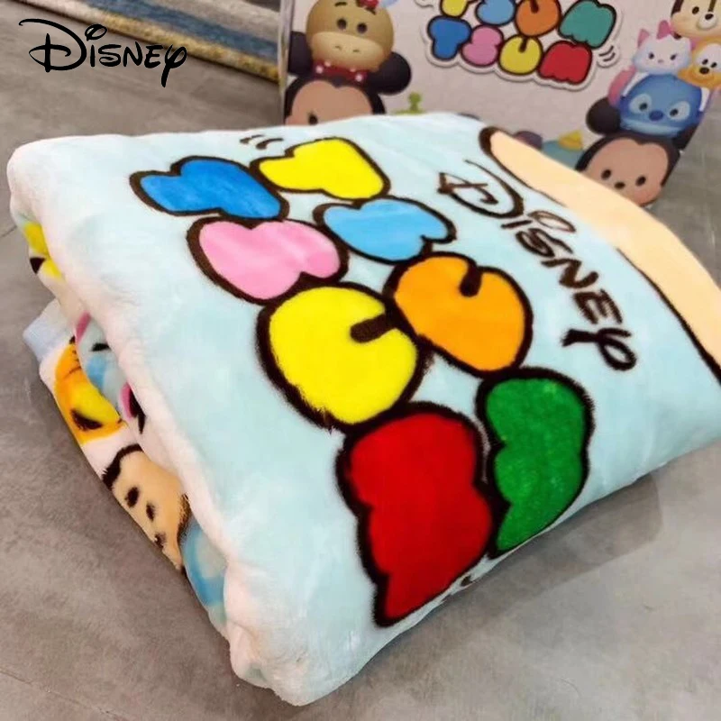 Disney Baby Blankets Newborn Cartoon Mickey Minnie Mouse Double Thick Warm Swaddle Blanket Baby Boys Bedding Set Girls Blanket