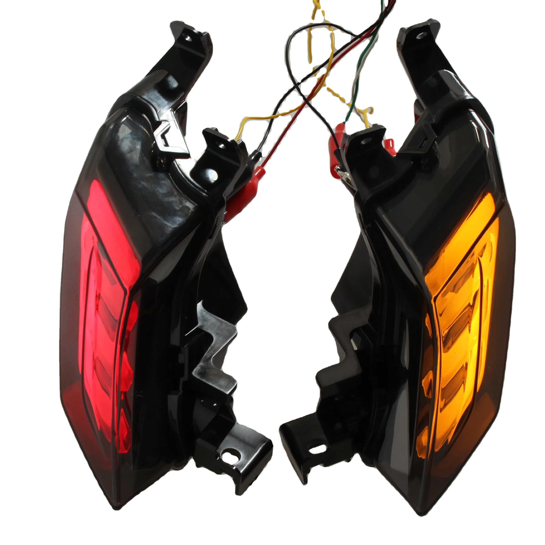 

STLFJPA Motorcycle Universal Blue Red Rear Stop Tail Light for YAMAHAs TMAX 530 2018