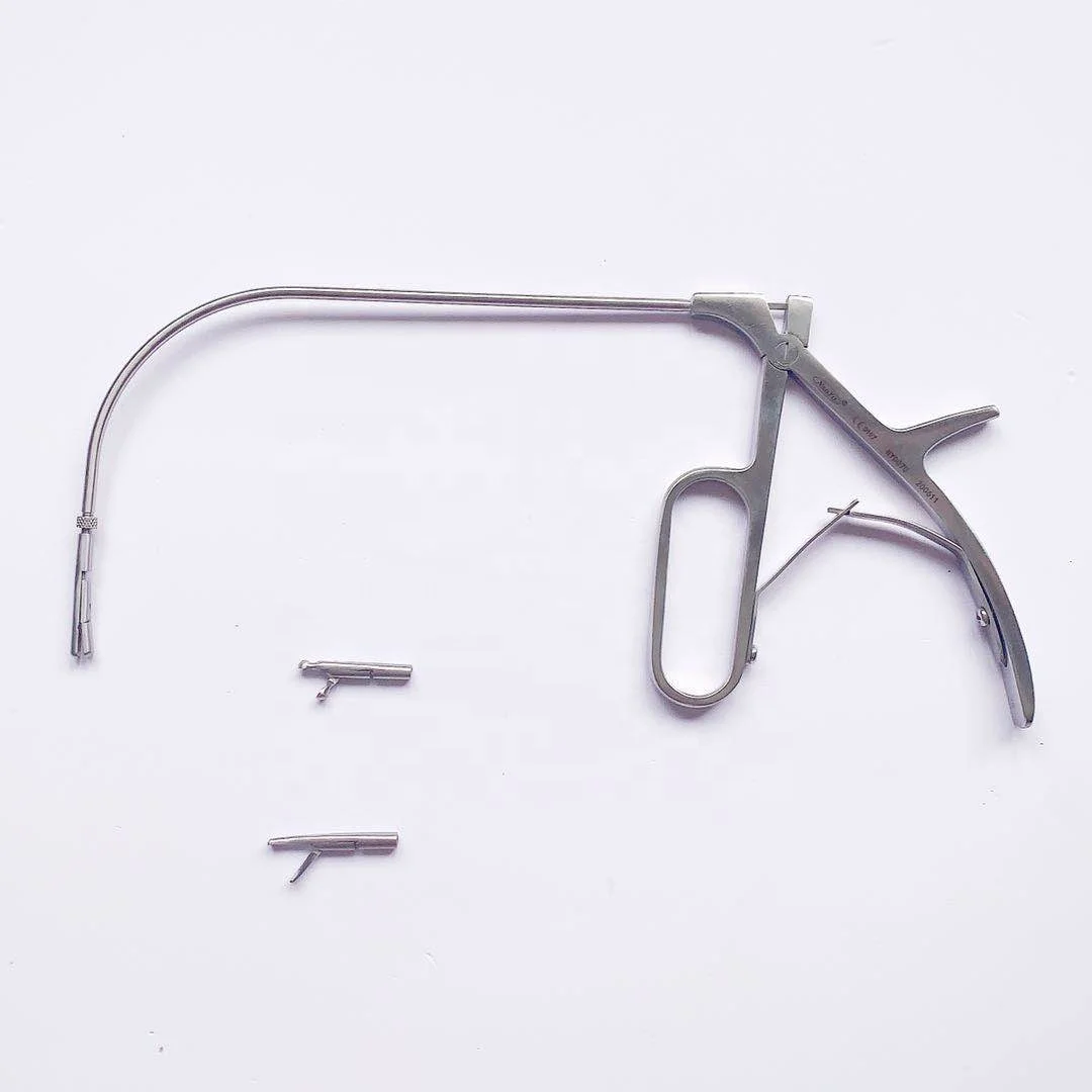 High quality Indirect Laryngeal Forceps wtih three heads ENT instruments laryngoscopy Instruments