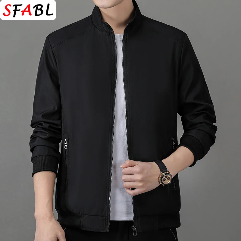 Neueste Frühjahr Jacke Männer Casual Jacke Zipper Tasche Bomber Jacke männer Jacken Slim Fit Luxus Baseball Mäntel L-3XL Oberbekleidung – Detail 2