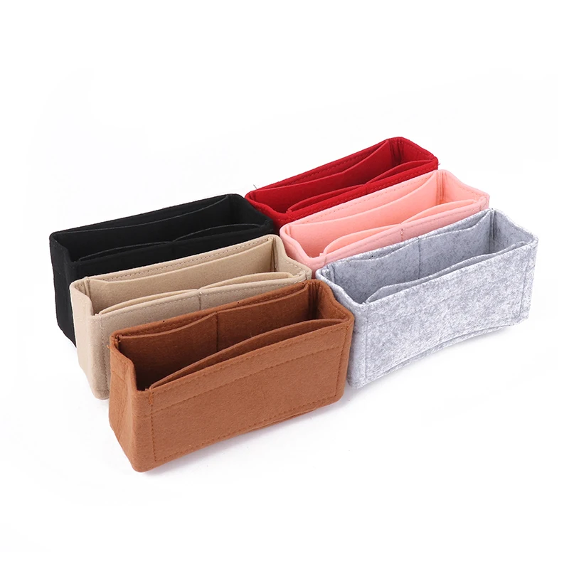 1PCS Felt Purse Insert Bag Organizer For Mini Bag Storage Bag The Liner Bag Handbag Liner Bag