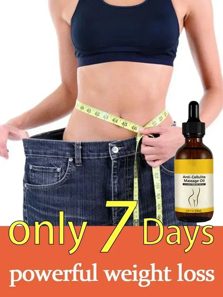 

7 Days Reduce Cellulite Body Massage Essential Oil Fat Burning Fat Dissolving Oil New3