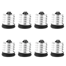 8pcs E17 to E14/B15 to E14 Light Bulb Socket Extender Adapter Base Bulb Converter Lamp Holder Screw Light Fixture