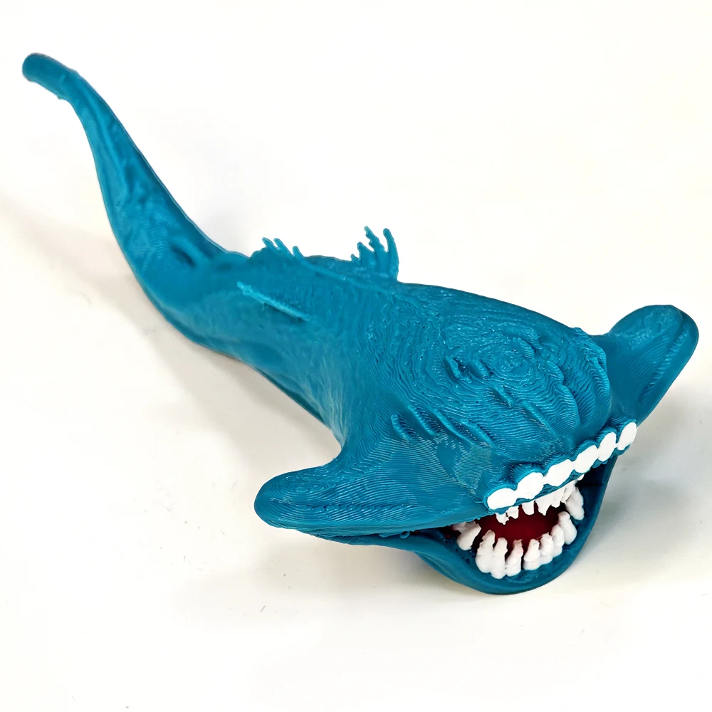 Neue 3D-gedruckte Sea Eater Bloop Gran Maja Actionfigur Modell Spielzeug Weihnachtsgeschenk Bewegliche Gelenkfigur Tieflautsprechendes Bloop Seemonster Figurine – Detail 14