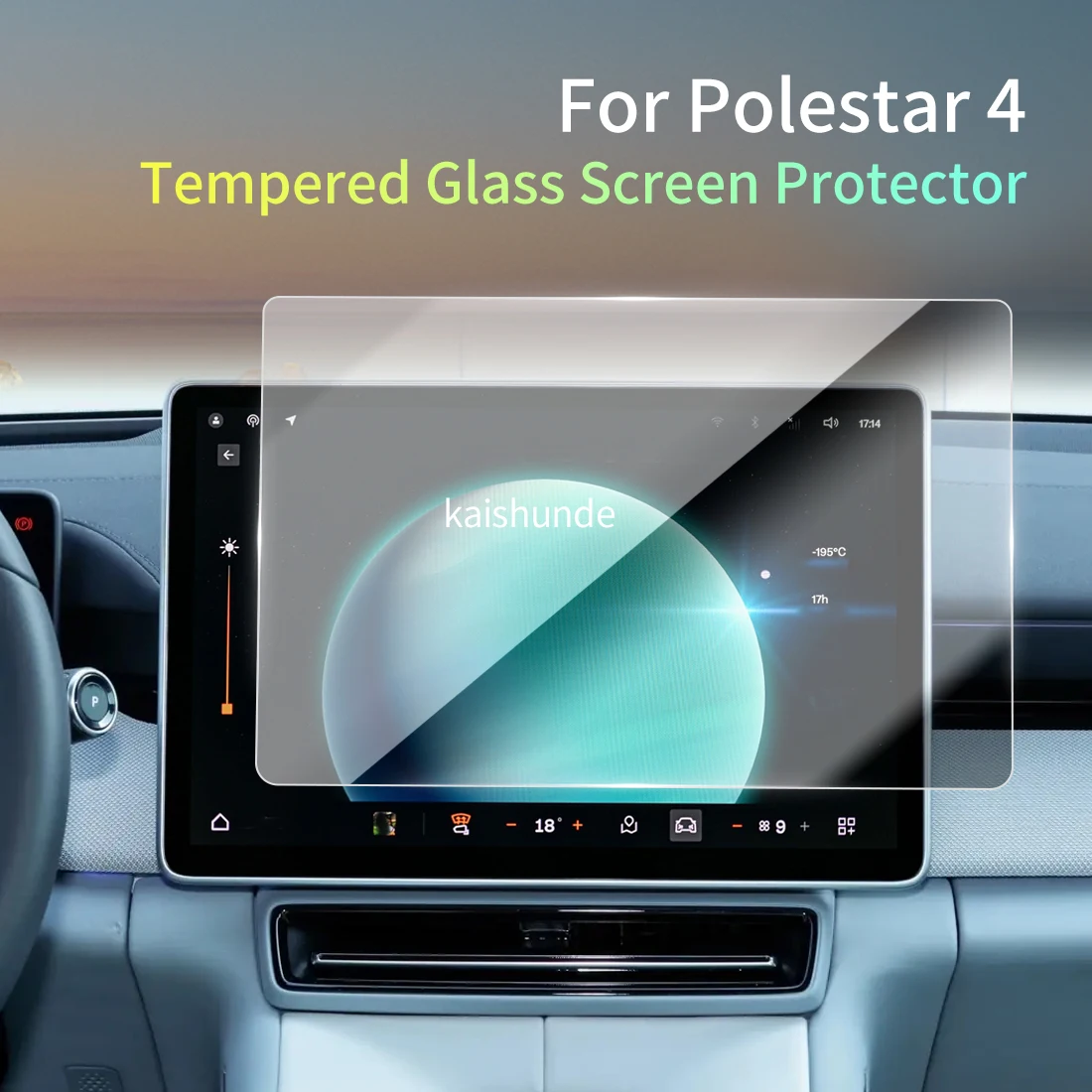 

Car Stickers Meters Protector For 25 Polestar 4 Tempered Glass Protective Film Display Navigation Vehicle